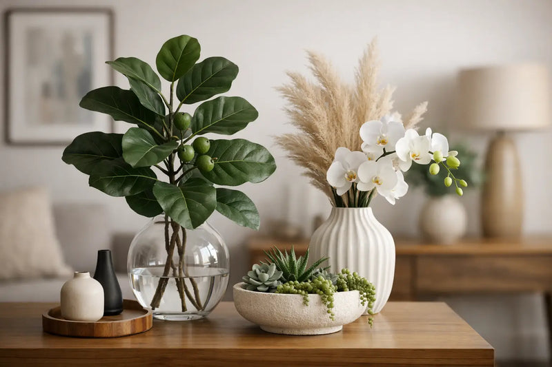 How to Style Faux Botanicals With Intention