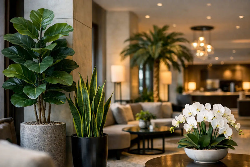 Artificial Plants for Hotel Lobbies That Look Real