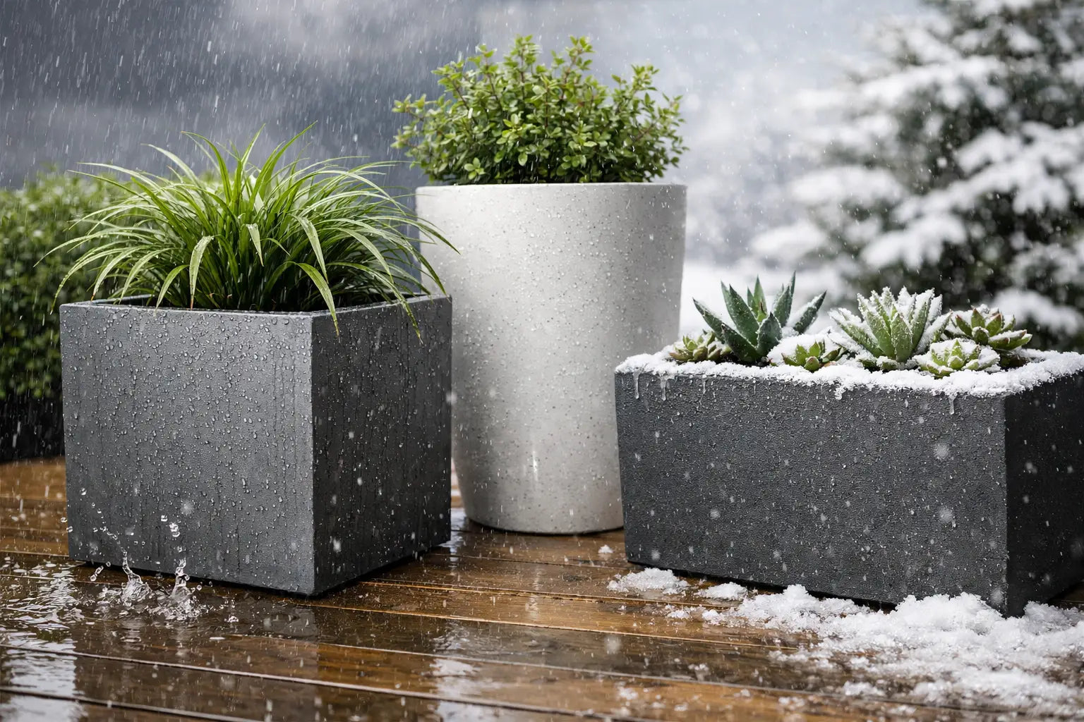 Are Fiberstone Planters Weatherproof? What to Expect
