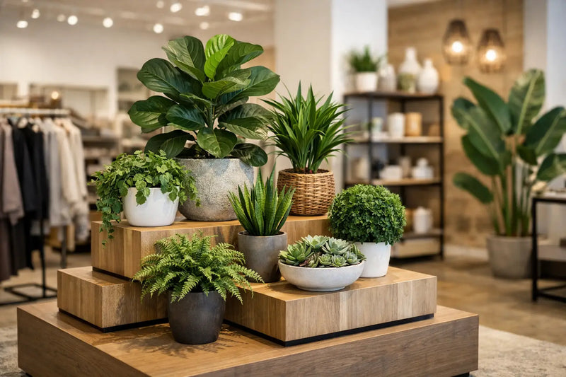 Best Faux Plants Retail Displays for Modern Shops