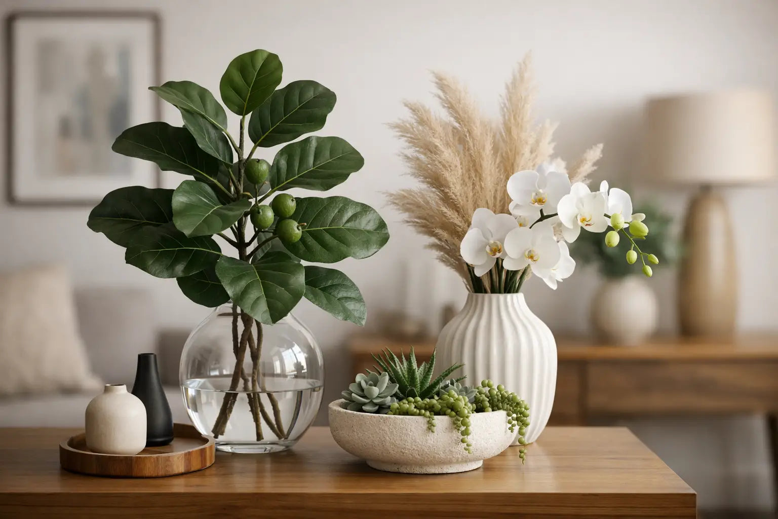 How to Style Faux Botanicals With Intention