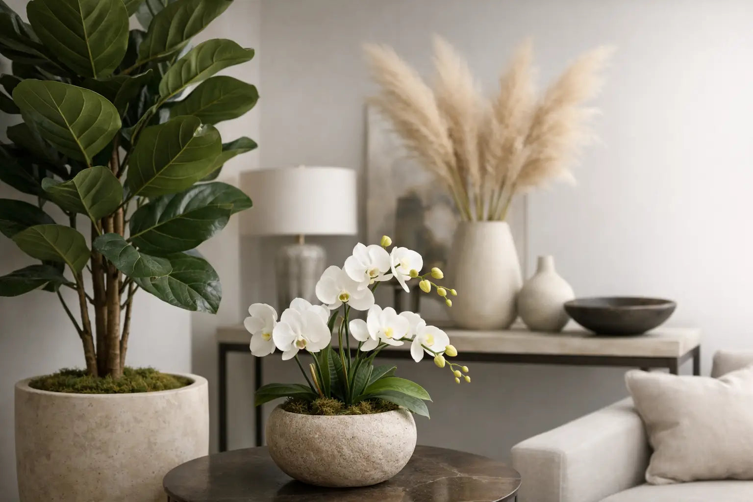 Faux Botanical Scale for Refined Interiors
