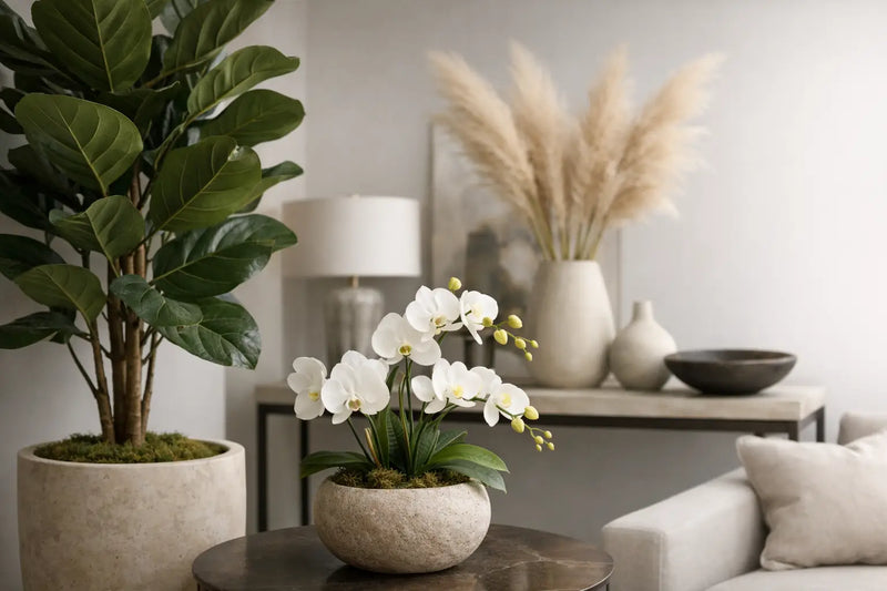 Faux Botanical Scale for Refined Interiors