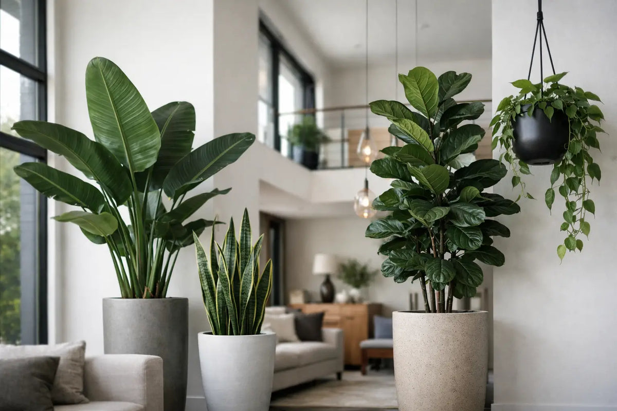 How to Select Planters for Tall Ceilings