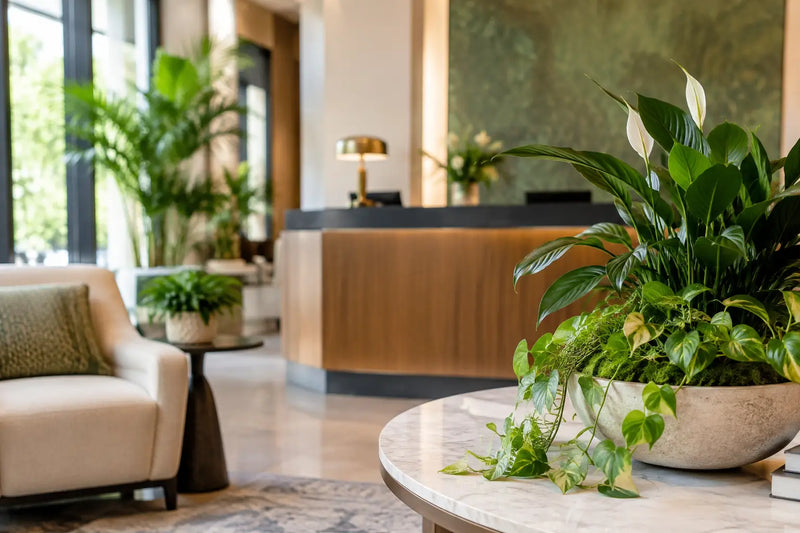 Hospitality Greenery Guide for Refined Guest Spaces