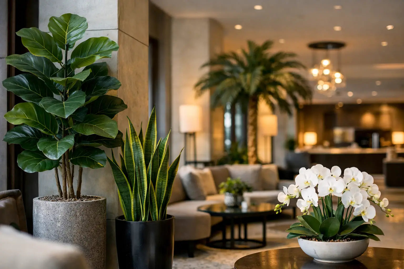 Artificial Plants for Hotel Lobbies That Look Real
