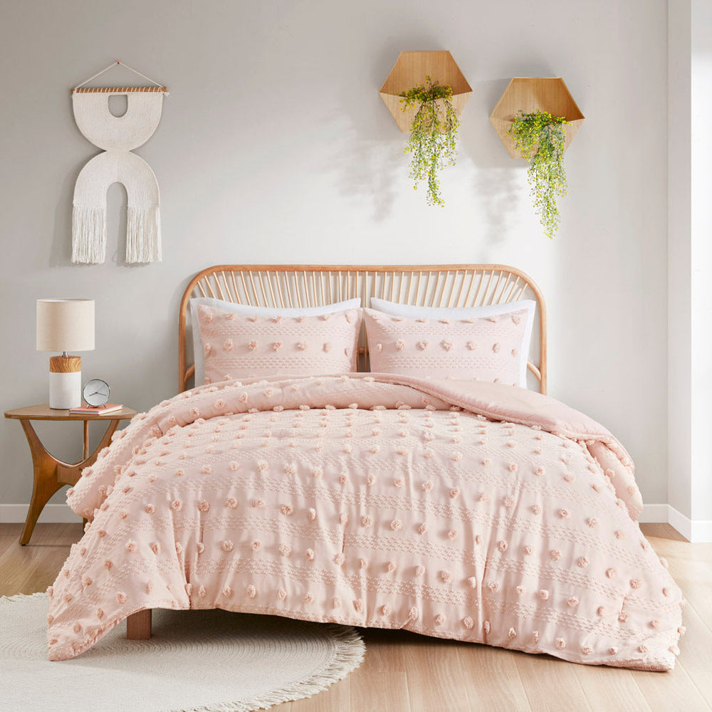 Full/Queen Clip Jacquard Comforter Set Media 4