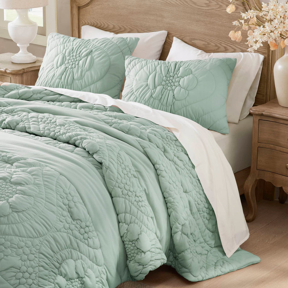 2-Piece Twin Comforter Set,Sage Media 20