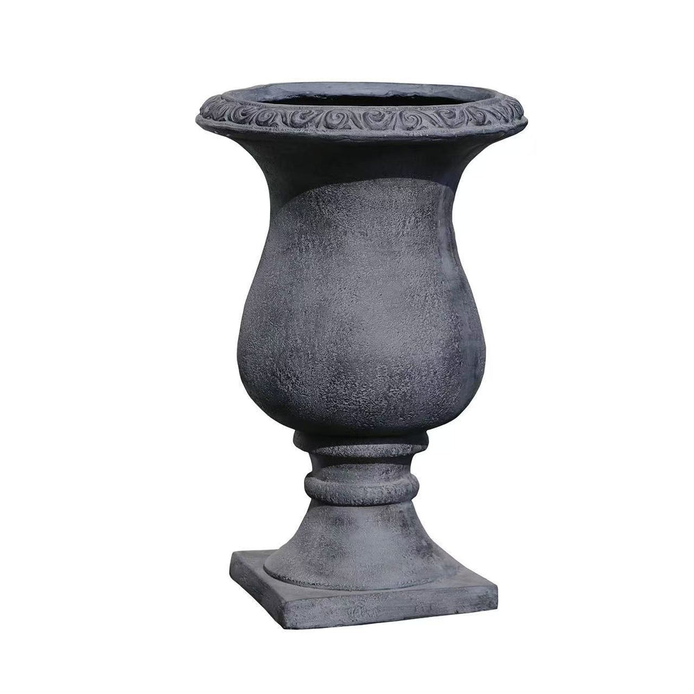 MGO Garden Planter, Garden decoration and planting,Color Antique Black, Size 26.38'X16.53 'X16.53 ' Media 3