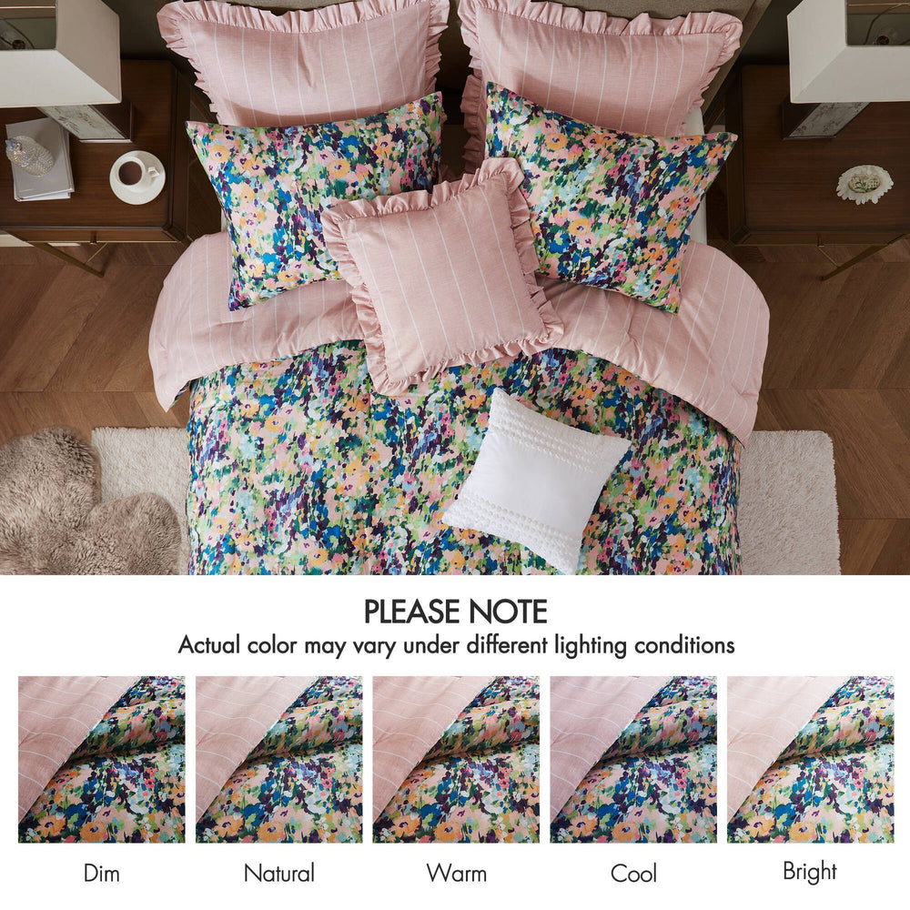 8PCS Queen Comforter Set Media 2