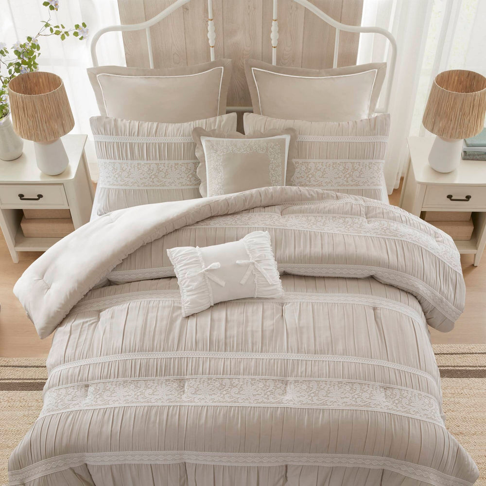 7- Piece King Jacquard Comforter Set Media 16