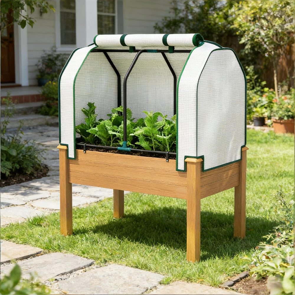 Outdoor Planter Box,Raised Garden Bed Media 3