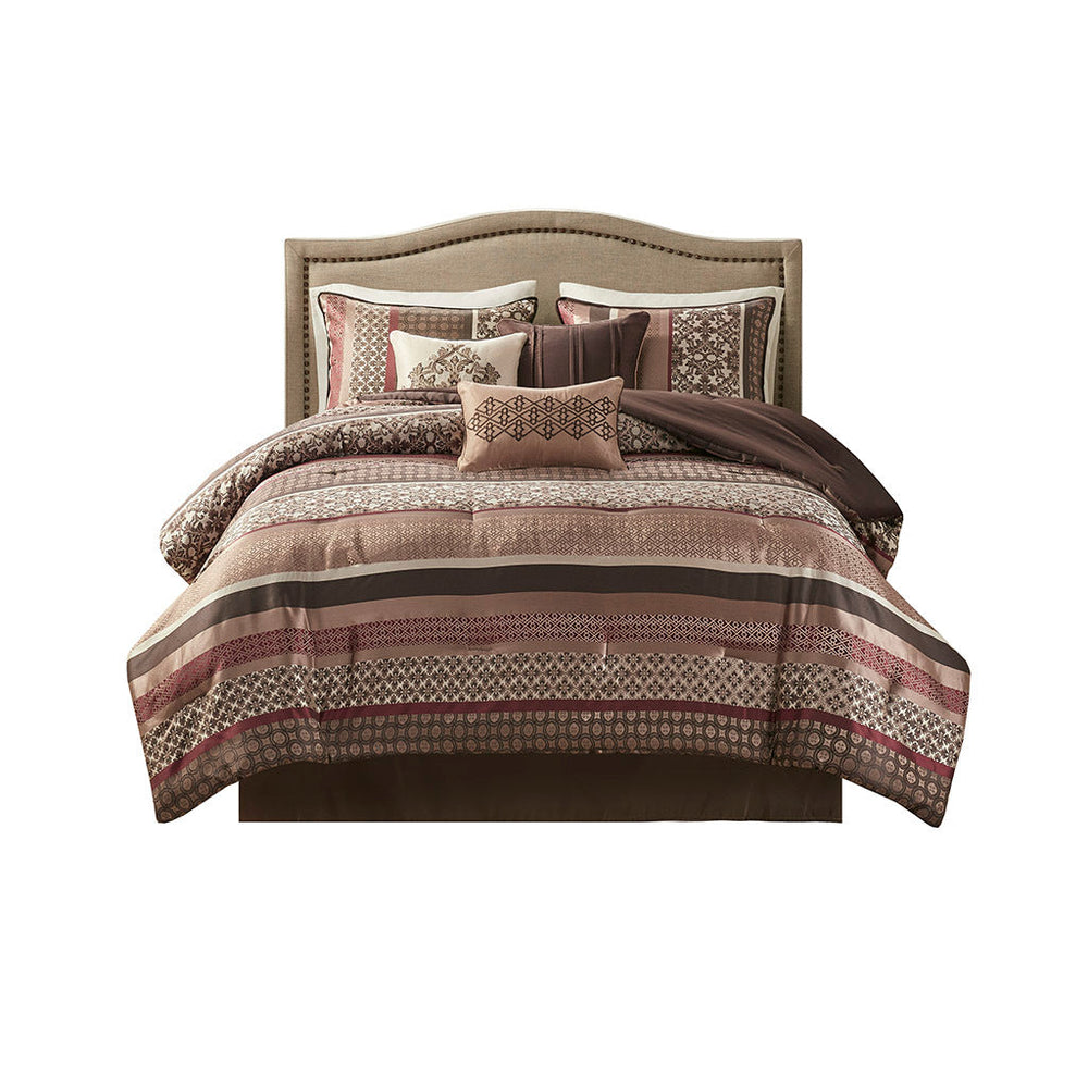 7 Piece Comforter Set Red Queen Media 3