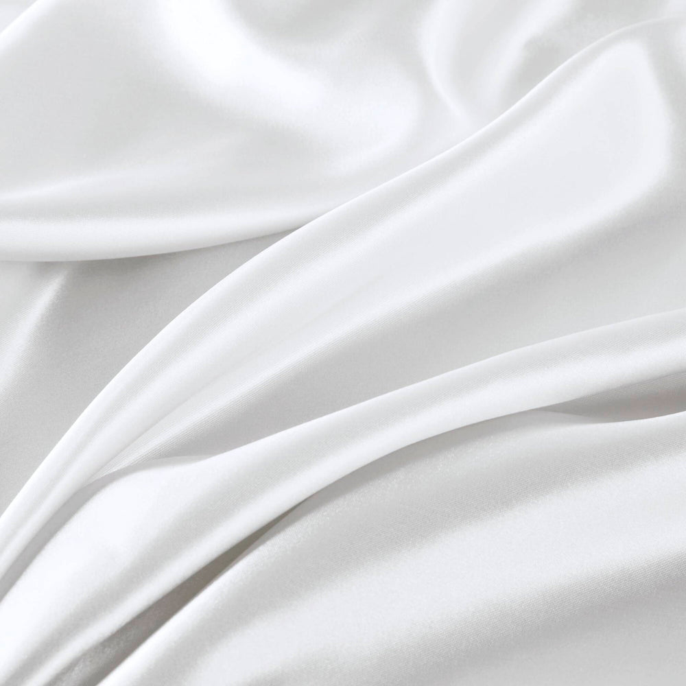 4 PCS Twin Luxury Sheet Set White Media 15