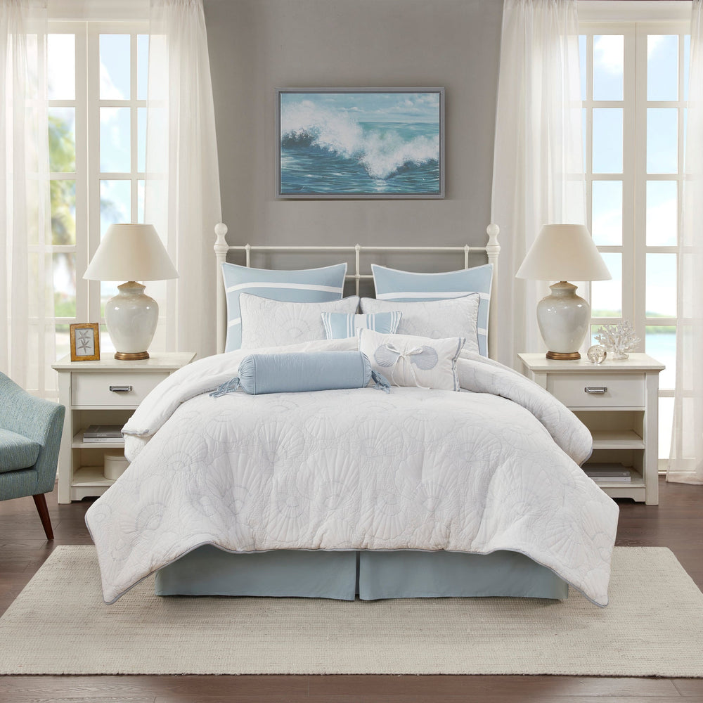 Comforter Set White King Media 5