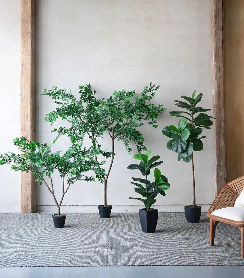 20x16x35' Artificial Fiddle-Leaf Fig Potted Plant