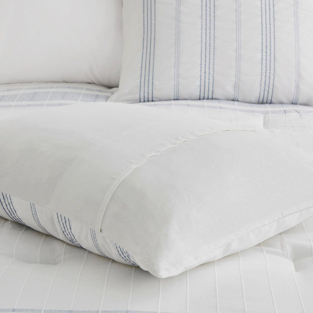 6 Piece Cotton Jacquard Oversized Comforter Set-King Media 12
