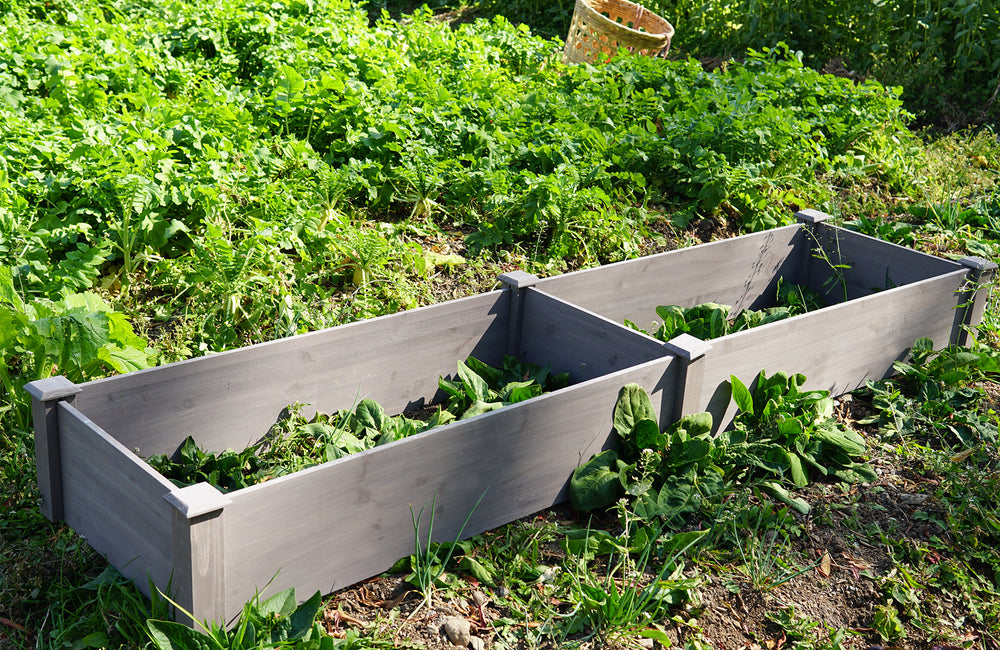 Over Ground Raised Garden Bed 96x28x10'', Large Long Planter Box for Outdoor, Tool-Free Assembly Media 9