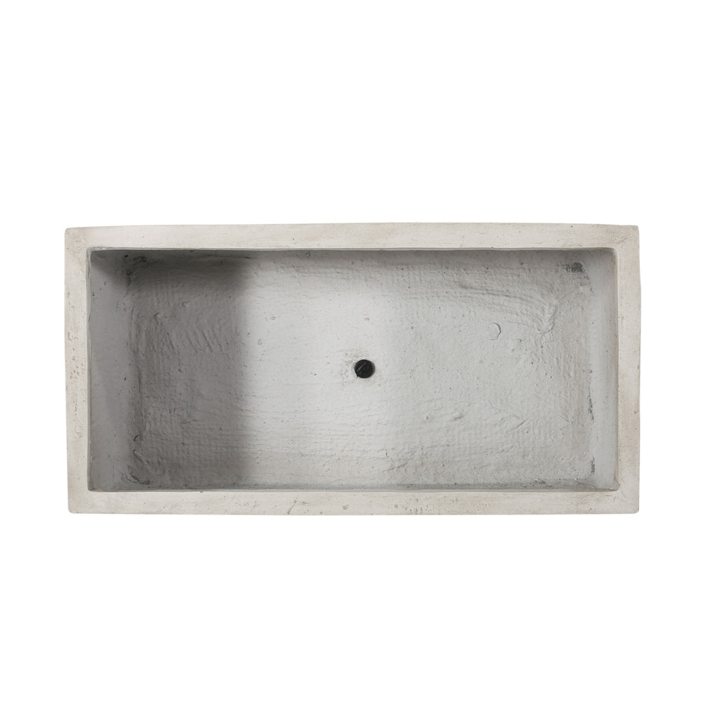 35.25'' L Outdoor MGO Planter Media 7