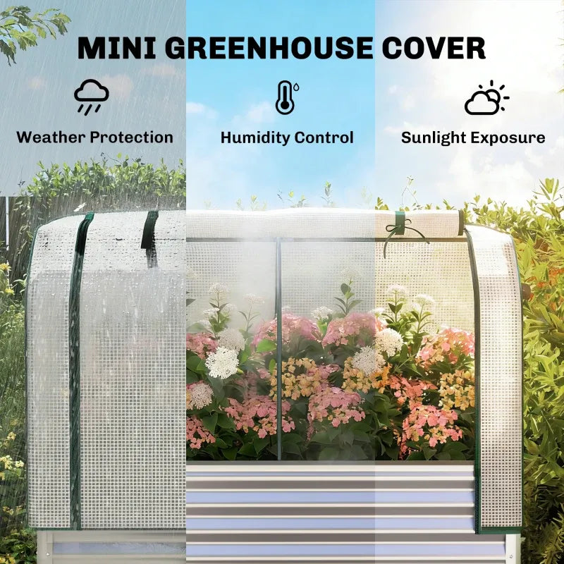 Spacious Raised Garden Bed,Flower Boxs,Plant Boxs,for Outdoor Media 4