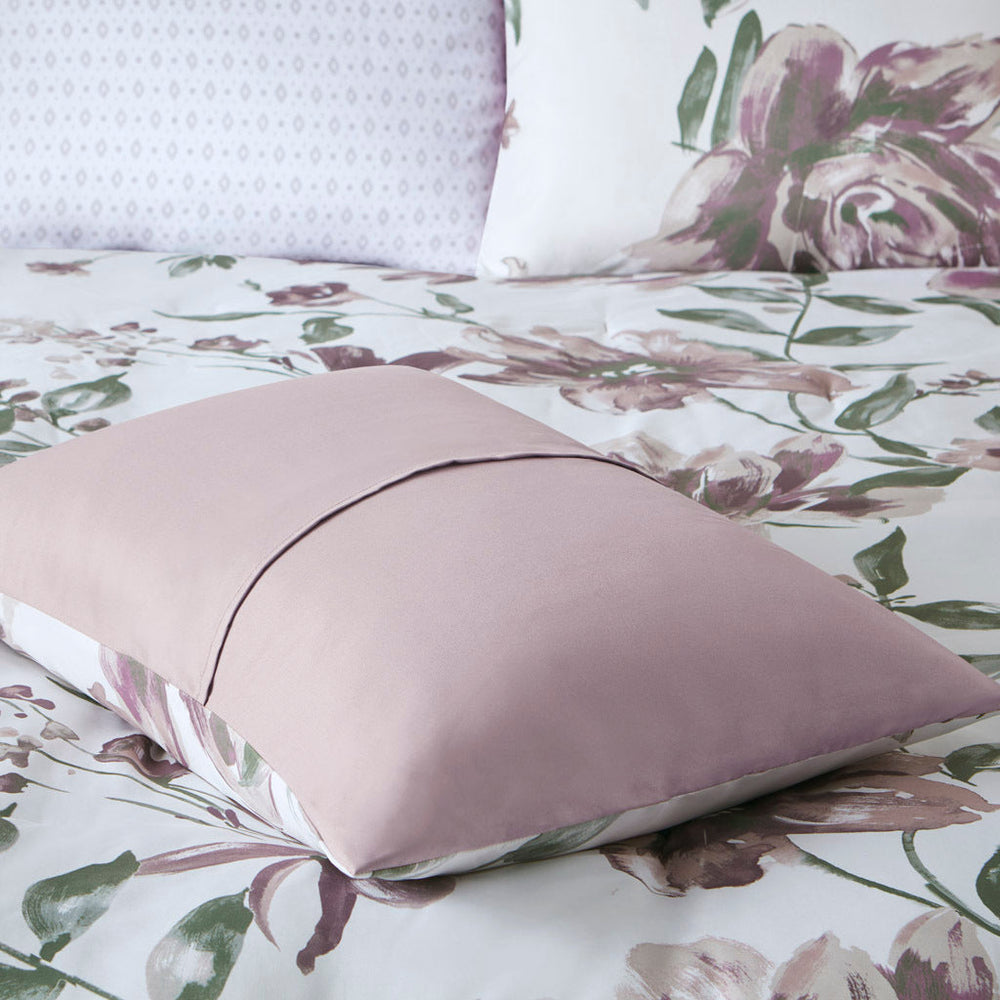 Full Floral Comforter Set with Bed Sheets Media 9