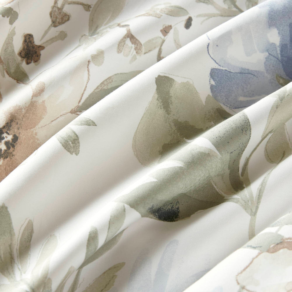 6PCS King Cotton Sateen Print Oversized Comforter Set Media 16