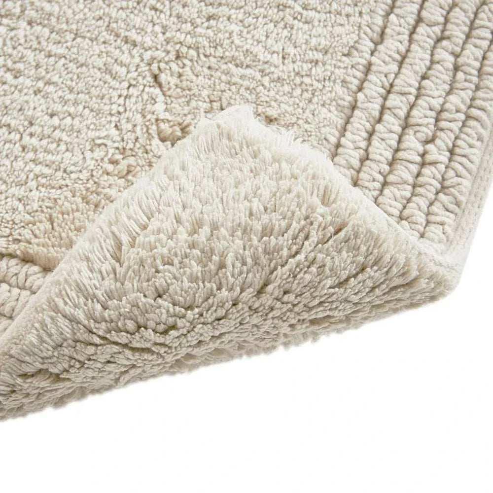 Cotton Bath Rug Reversible 21x34 Natural Living Room Decor Accent Media 8