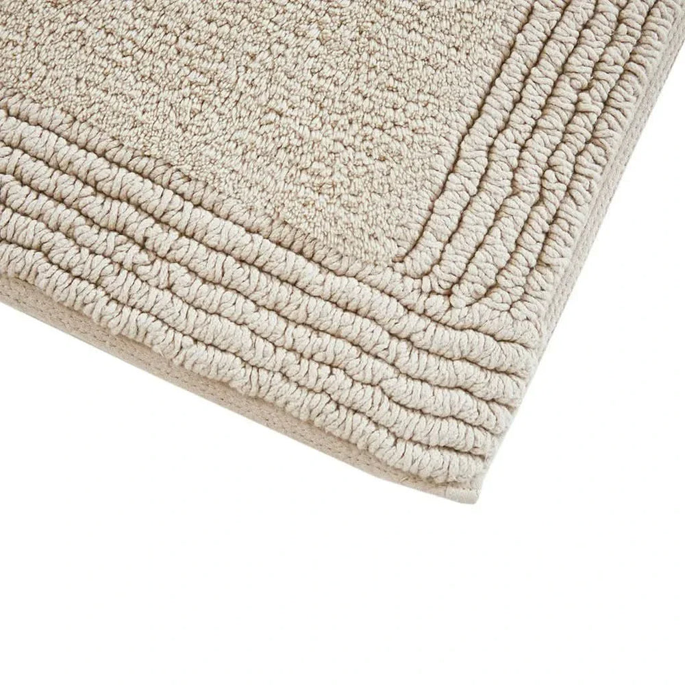 Cotton Bath Rug Heavyweight Natural 72x24 Inch Tufted For Bathroom Use Media 6