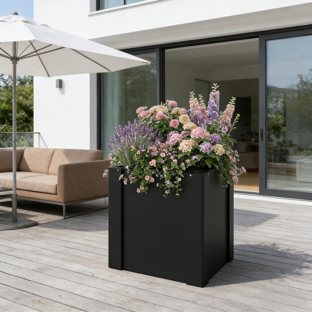 Modern Planter Bed,Outdoor Planter Box,Elevated Garden Bed(Only Planter Box) Media 1