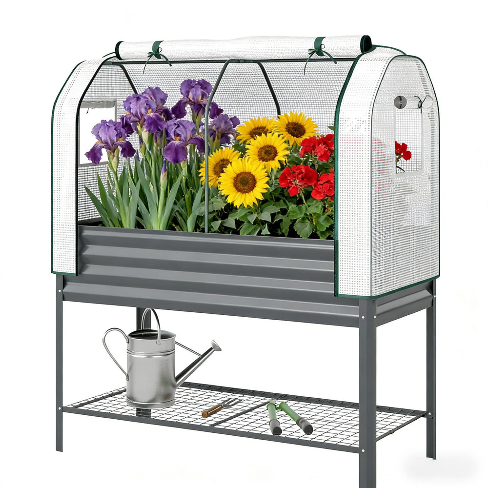 Convenient Flower Boxs,Outdoor Plant Boxs,Raised Garden Bed Media 5