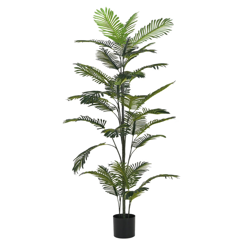 86' Artificial Palm Tree with Black Plastic Pot