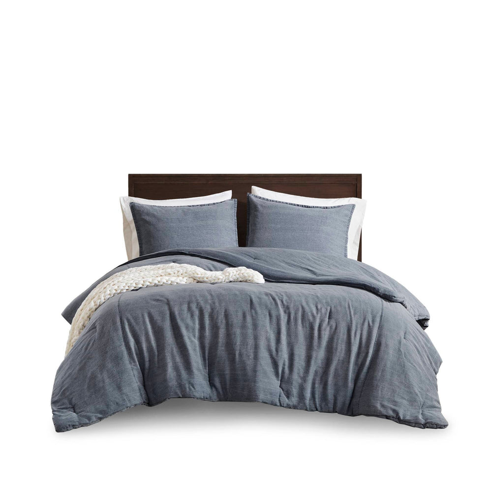 2PCS Twin/Twin XL Twill Washed Comforter Set Media 15