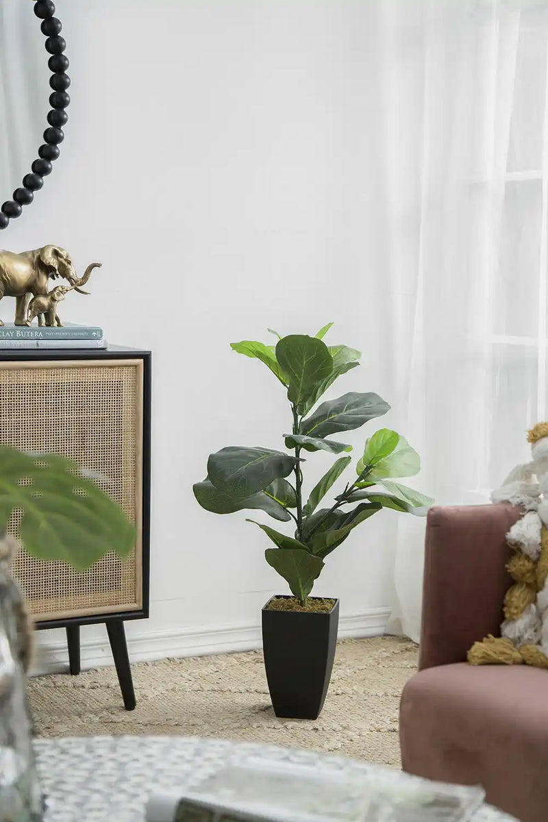 20x16x35' Artificial Fiddle-Leaf Fig Potted Plant