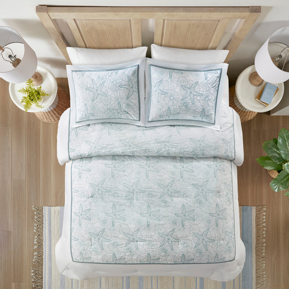 Comforter Set White King Media 4