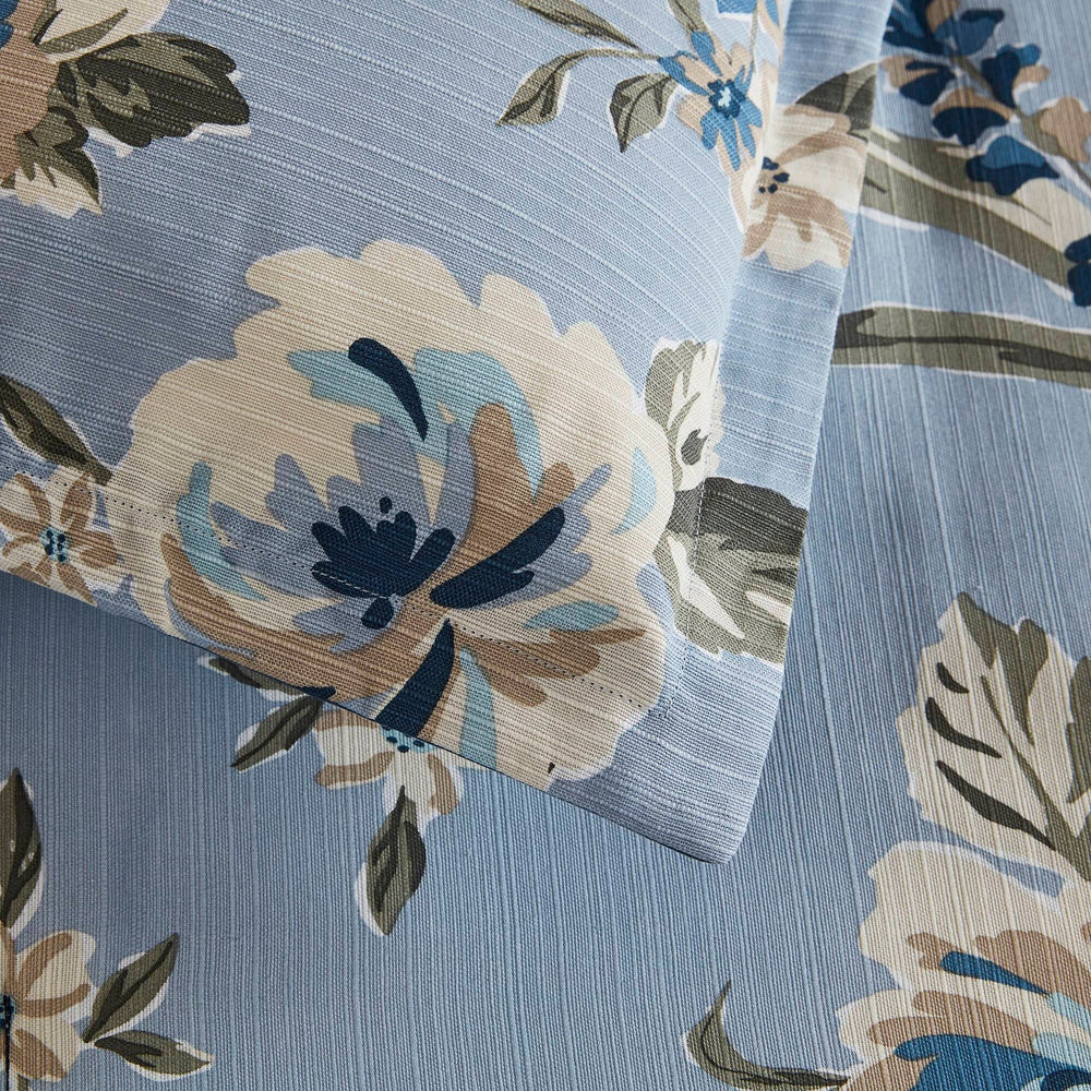 7PCS Queen Vintage Floral Comforter Set Media 19