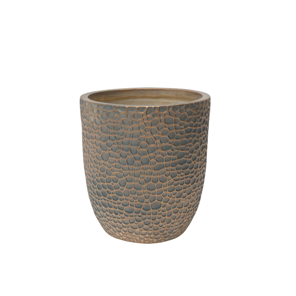 Large Outdoor Indoor Planter, 15.75'+11.4'+7.87' Dia Round Magnesium Oxide Planter Set of 3, Flower Pots with Drainage Holes,  Planter for Garden, Patio, Home Media 8