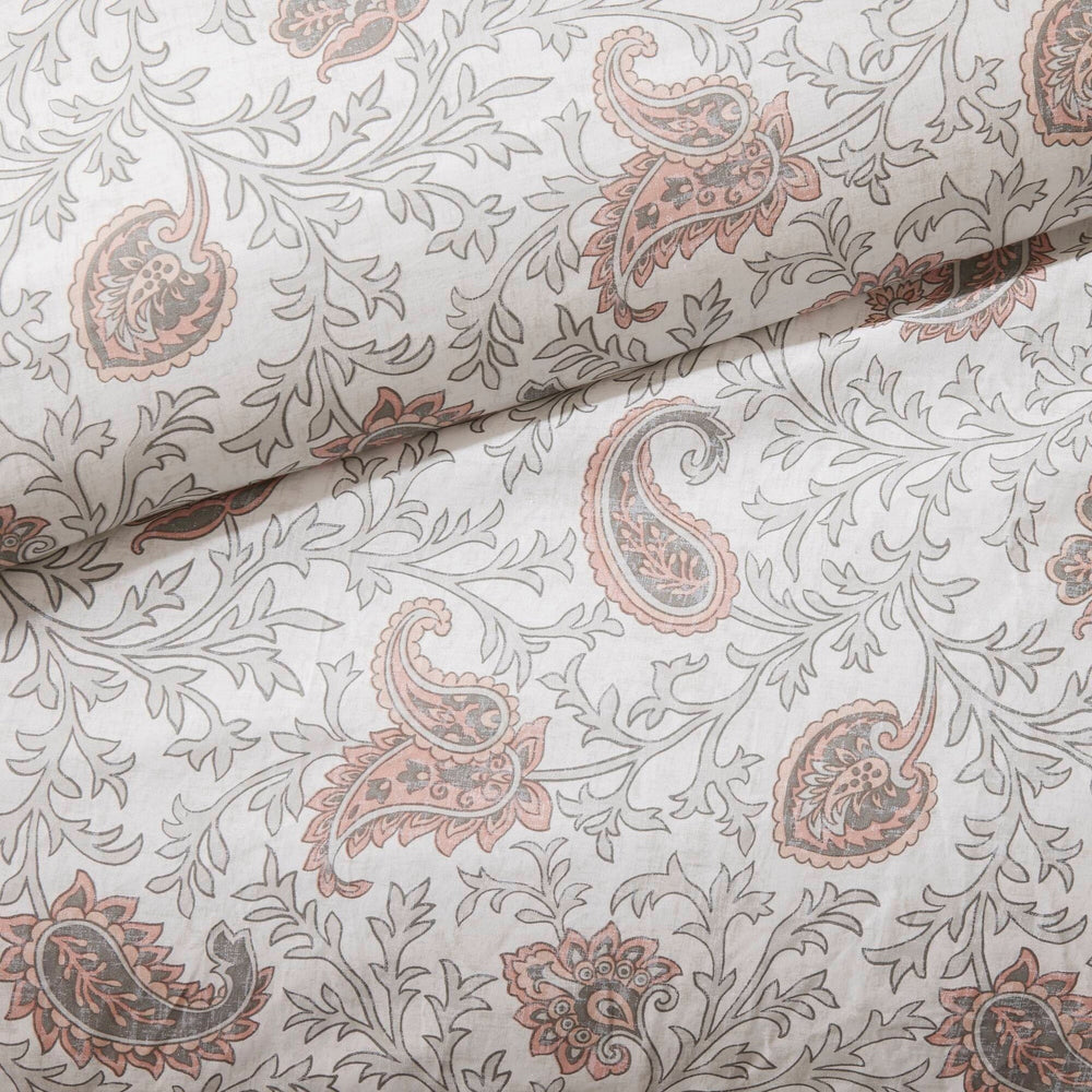 9 Piece Cotton Percale Comforter Set Blush Cal King Media 11