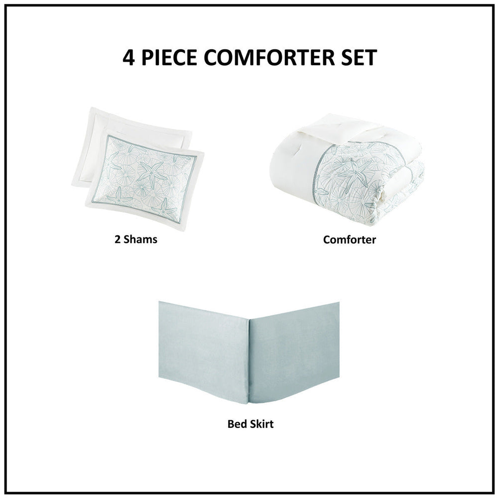 Comforter Set White Full Media 3
