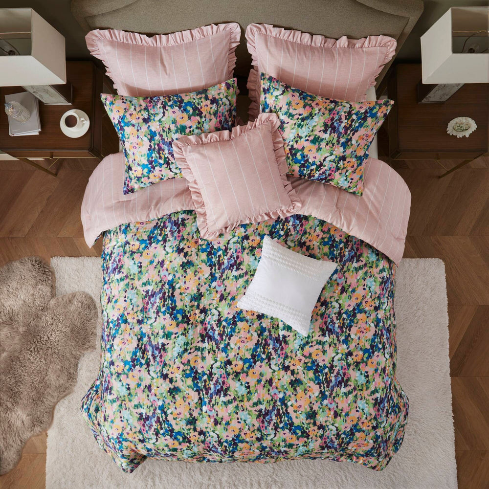 8PCS Cal King Comforter Set Media 21
