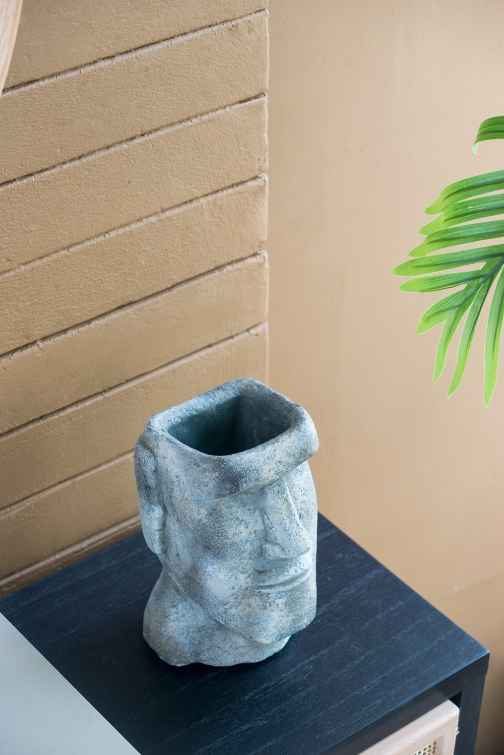 5x5.5x9' Easter Island Cement Planter Media 8