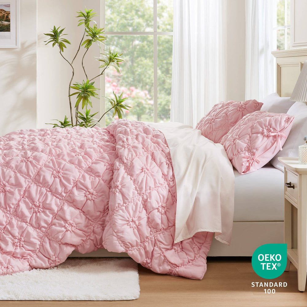 3PCS Full/Queen Comforter Set Media 9