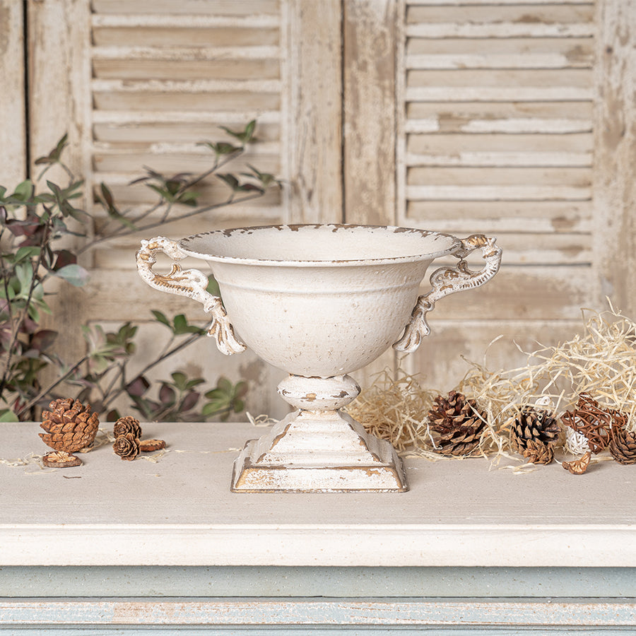 Vintage Double-Handled Flower Pot for Timeless Home Décor, Ideal for Showcasing Plants and Adding Charm to Your Space Media 3