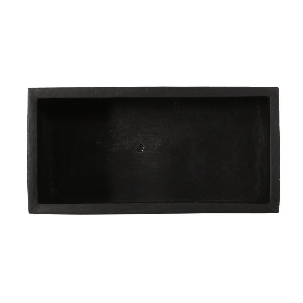 31.25' L Modern Outdoor MGO Planter in Black Finished Media 7