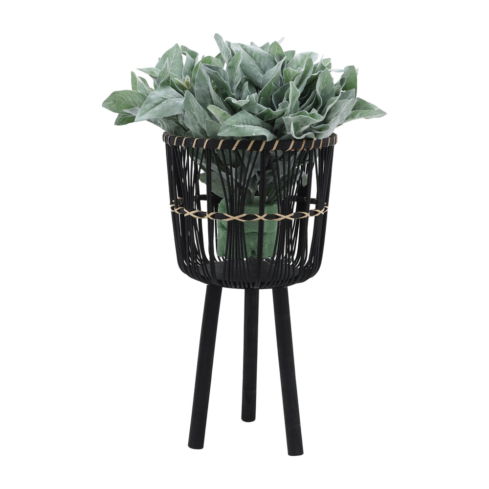 S/3 BAMBOO PLANTERS 11/13/15', BLACK Media 4