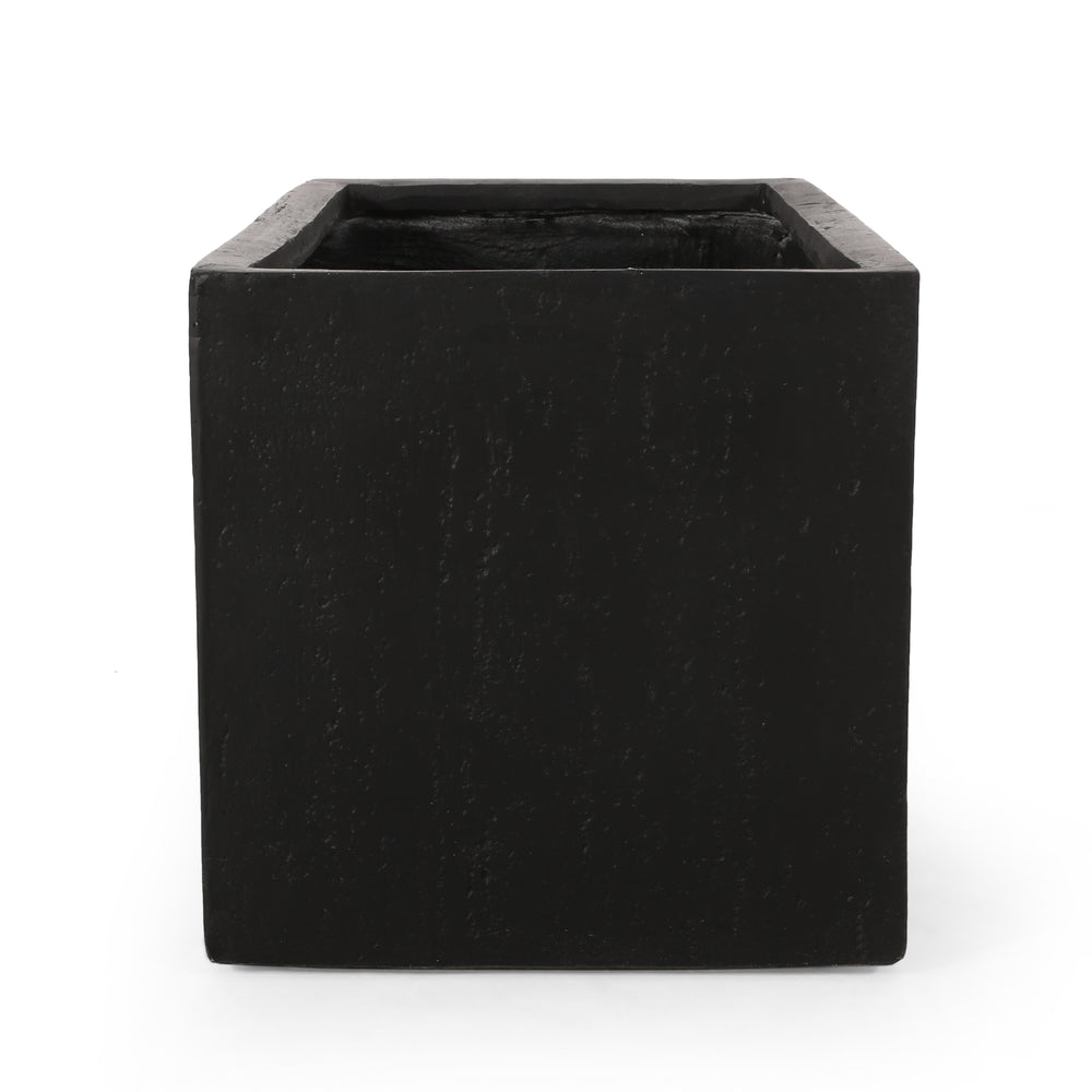 31.25' L Modern Outdoor MGO Planter in Black Finished Media 6