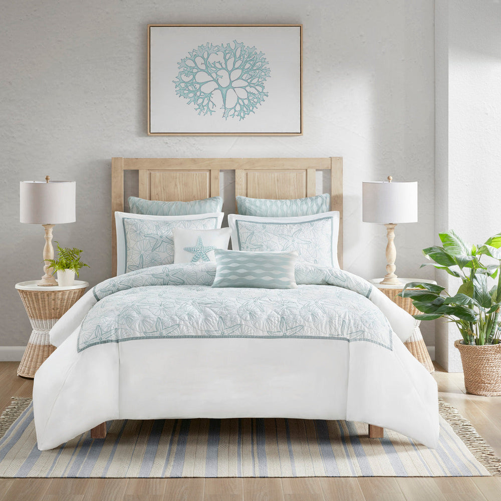 Duvet Cover Mini Set White Full/Queen Media 9