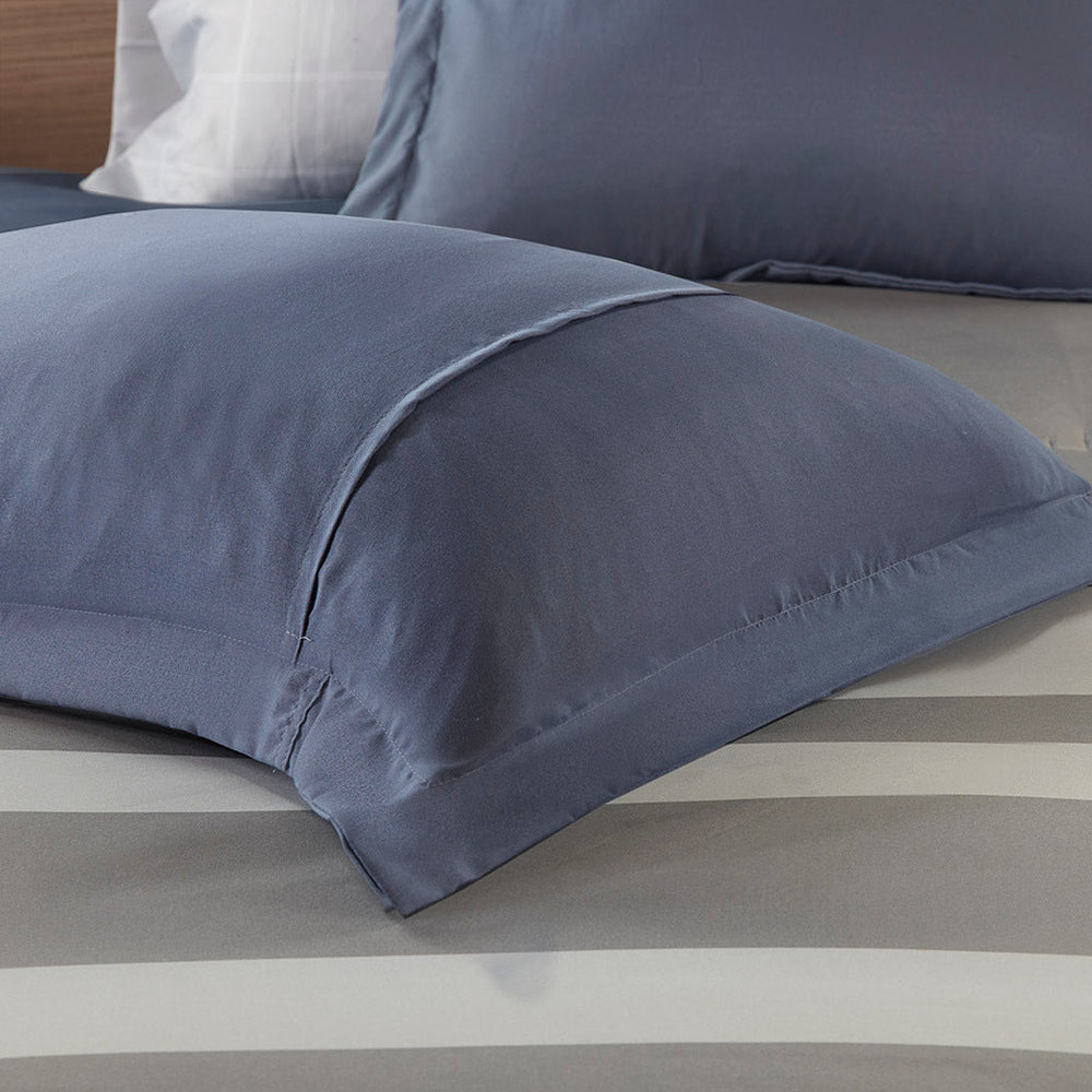 Twin XL Striped Comforter Set with Bed Sheets Media 16