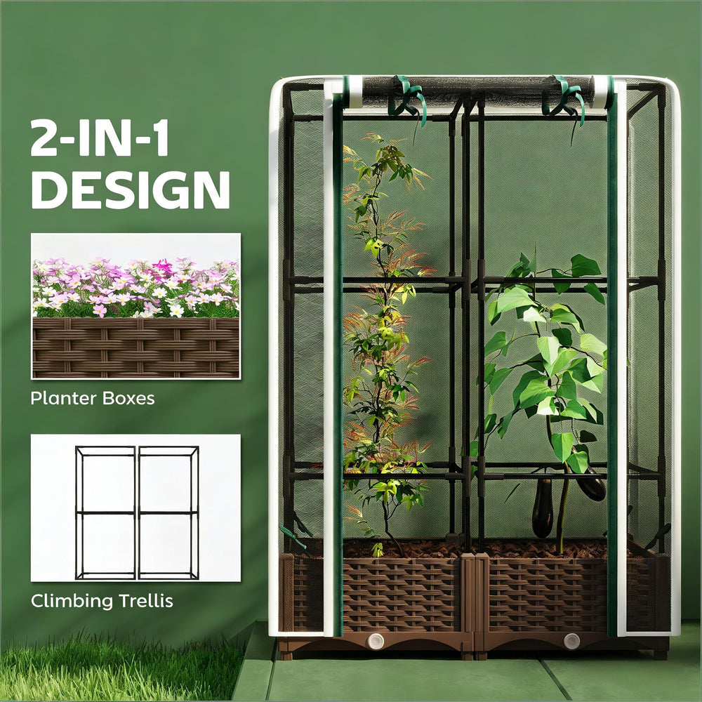 Plant Cage,Raised Garden Bed Media 5