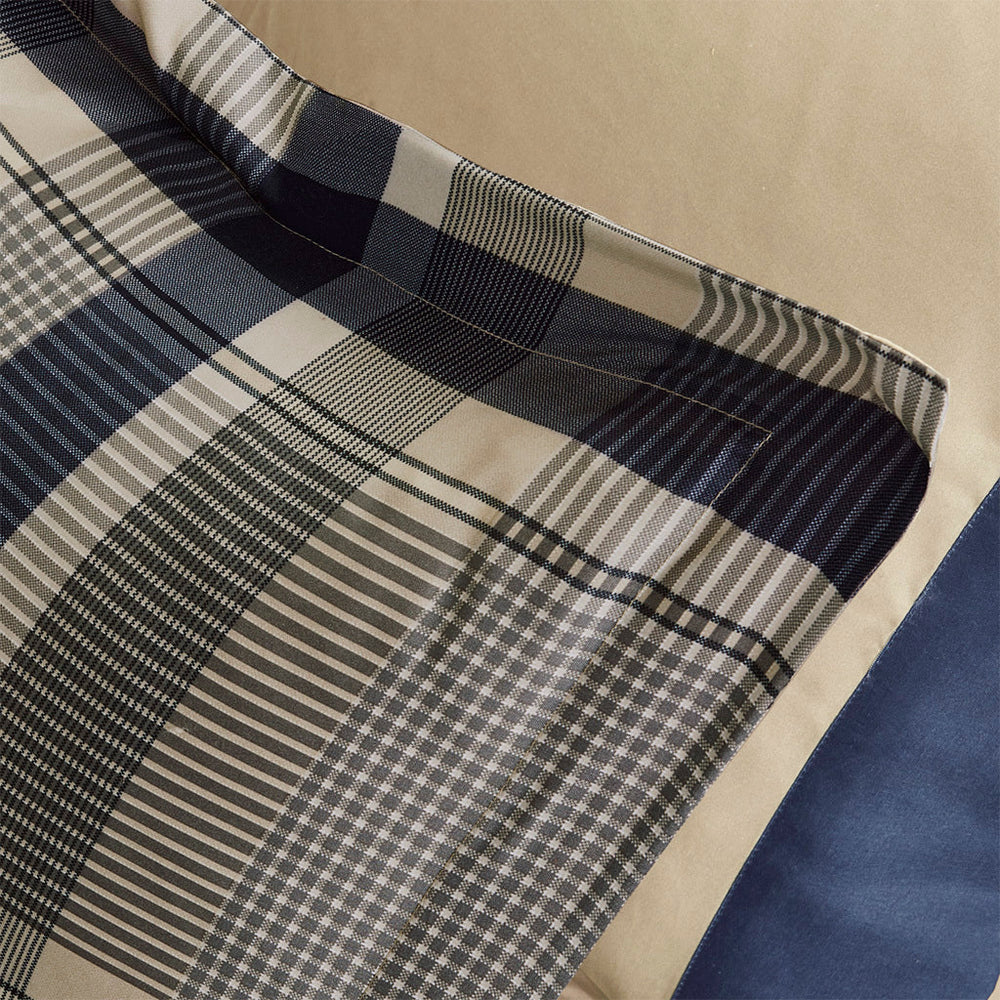 Twin Plaid Comforter Set with Bed Sheets Media 14