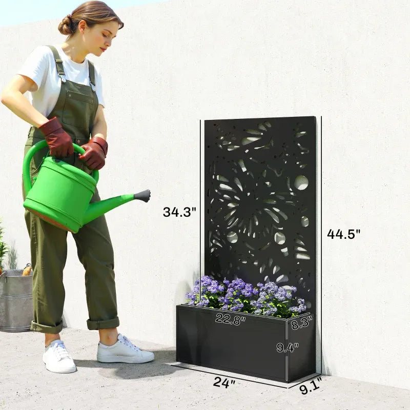 Stylish Plant Bed,Freestanding or Wall Mounted Plant Bed Media 5